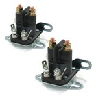 (Pack of 2) Universal 4-Post Starter Solenoid for Toro 60'', 72'' Z 500, Z Master
