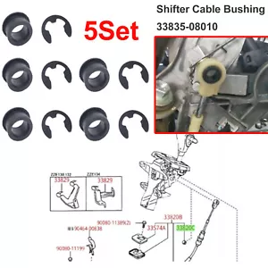 5 set For Toyota Corolla 2003-2008 Shifter Cable Bushing 33835-08010 - Picture 1 of 4
