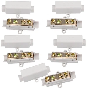 5Pcs Splice Quick Connector, 1000V 100A Inline Wire Terminal Block with Flame Re - Picture 1 of 7