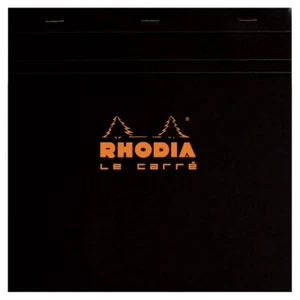 Rhodia Staplebound Graph Paper Notepad in Black - 8.25 x 8.25 - NEW - R210209 - Picture 1 of 1