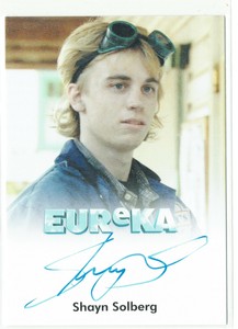 Eureka Seasons 1 & 2 Autograph Card Shayn Solberg as Spencer Martin