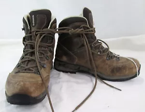Lowa Hudson Women 6.5 Mid high Hiking Boot Brown Leather shoe - Picture 1 of 8