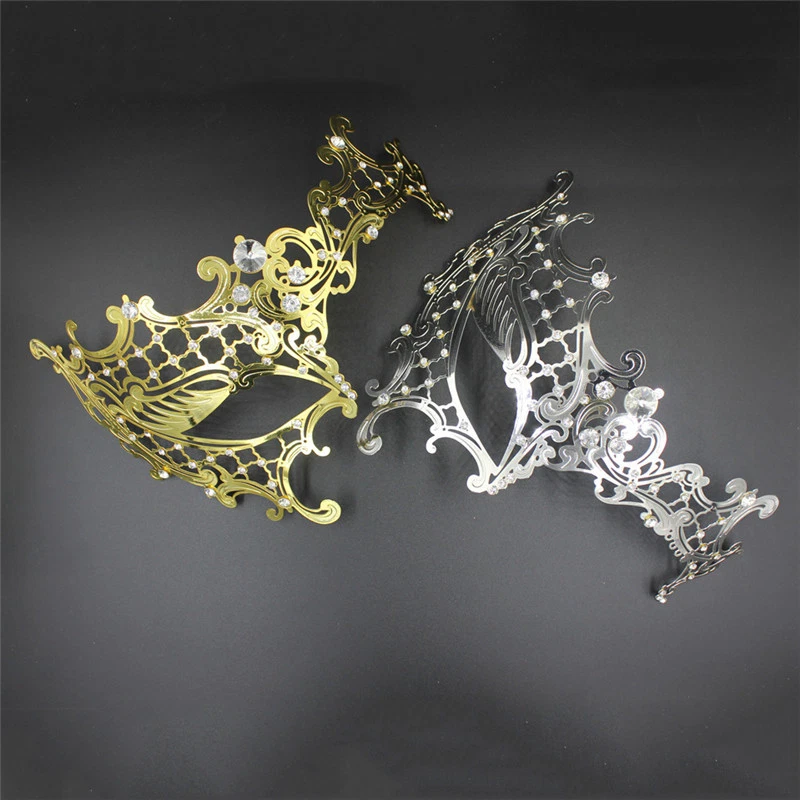 Phantom Filigree Metal Laser Cut Venetian Party Cosplay Masquerade Women Mask  - Image 1 of 1