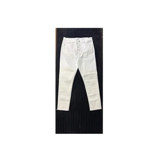"Pantalones de mezclilla ajustados Ann Taylor LOFT blancos de tiro alto talla 10 dobladillo con flecos 26"" nuevos con etiquetas" - Imagen 1 de 3