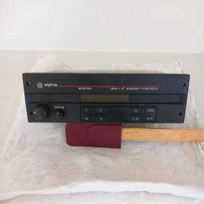 Org. VW Autoradio alpha III 357035156B Station Memory Rarität Oldtimer Selten - Bild 1 von 4