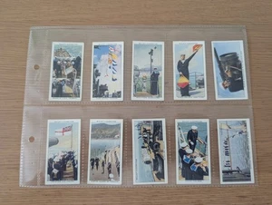 Wills Cigarette Cards....Life in the Royal Navy.... Complete Set of 50....1939 - Picture 1 of 10