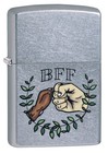Zippo Paw Bump Design Street Chrome Windproof Pocket Lighter, 207-078380