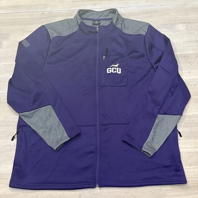 Chaqueta GCU Grand Canyon Lopes Cremallera Completa Para Hombre Talla 3XL Gris Púrpura Foto 1 de 4
