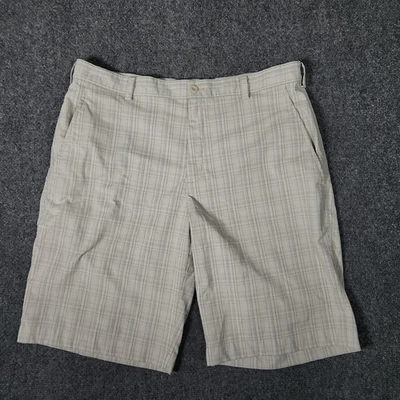 Pantalones cortos de golf Nike blancos/grises con cuadros azules para hombre talla M (34) Foto 1 de 4