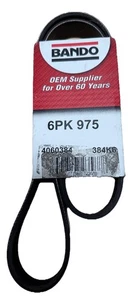 Cinturón serpentino Bando pieza de repuesto automotriz OEM 6PK1715 K060675 675K6 - Imagen 1 de 4