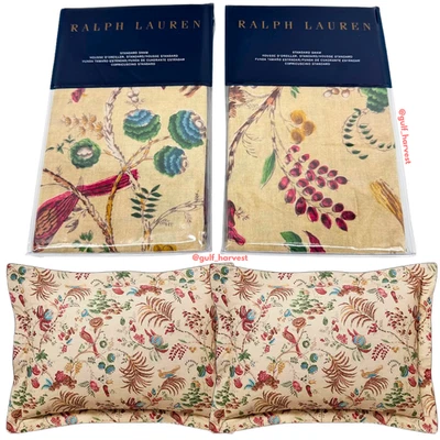 Juego de (2) fundas de almohada estándar de algodón con patrón floral Ralph Lauren Maren - $290 Foto 1 de 4