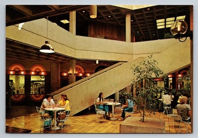 Vintage Photochrome Postcard Main Lobby University Union Sacramento - Image 1 of 2