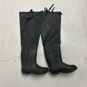 Ranger Insulated Steel Shank Hip Waders Men Size 10 Rubber Boots Black 33” - Picture 1 of 6
