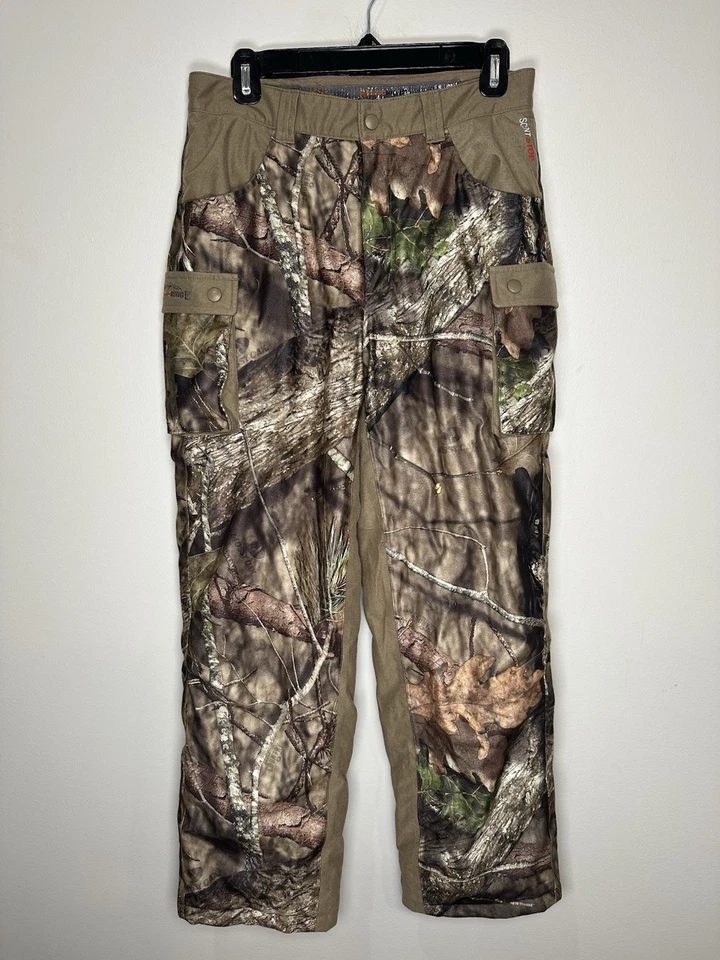 Rustic Ridge Camo Pants Youth Large Mossy Oak Waterproof Scent Stop Hunting - Image 1 of 4
