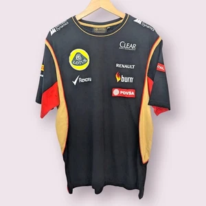 Lotus Renault Racing F1 Formel 1 Team Racing schwarz grün Sponsor T-Shirt Large - Bild 1 von 12