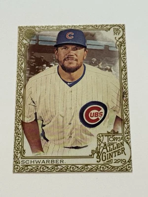2019 Topps Allen & Ginter - Kyle Schwarber #356 Hot Box - Image 1 of 4