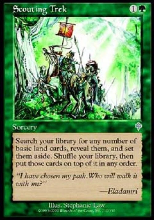 Scouting Trek - Light Play MTG Invasion - Image 1 of 1