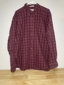 LL Bean kariertes Button Down Hemd Herren Größe XXL faltenfrei traditionelle Passform! - Bild 1 von 17