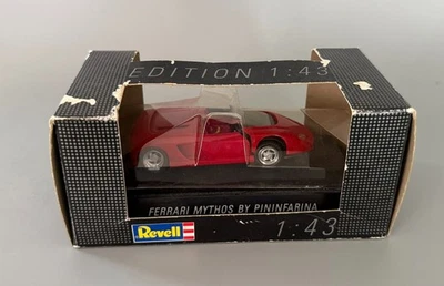 Revell. Ferrari Mythos by Pininfarina Red Diecast 1992 Edition. 1/43 scale. - Image 1 of 3