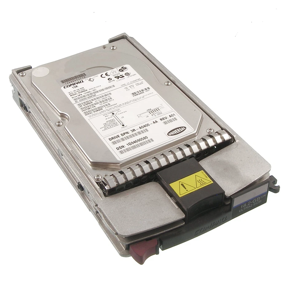 Compaq SCSI-Festplatte 18GB 10K Ultra2 SCA2 LFF - 143920-001 - Bild 1 von 1