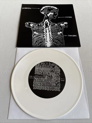 Disnihil – Future Cancers 7" WHITE VINYL Lifeline Records Hardcore - Image 1 of 2