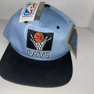 VINTAGE 90S CLEVELAND CAVALIERS SNAPBACK HAT ADULT OSFA DEAD STOCK CAP G CAP - Picture 1 of 7