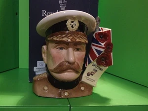 ROYAL DOULTON LARGE CHARACTER JUG LORD KITCHENER BOXED/COA 341/1500 - Picture 1 of 6