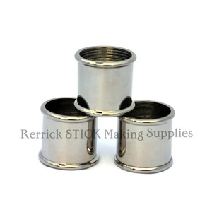 DREI PERLEN NICKEL SILBER HALSBÄNDER FÜR WANDERSTÖCKE 20 mm - Bild 1 von 1