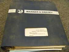 Warner & Swasey Gradall G-660 Excavator Operator Service Repair Manual 8680-1014
