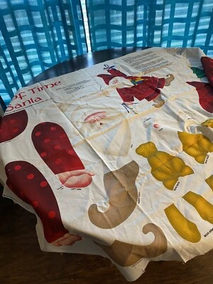Nick of Time Santa Cut and Sew  Fabric Panel Christmas Decor  - Image 1 of 4