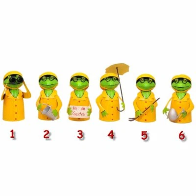 Zaunhocker Zaungucker Pfostenhocker Zaunfiguren Zaun Deko ❤ Frosch ❤ Frösche ❤  - Bild 1 von 3