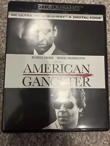 American Gangster (4K Ultra HD + Blu-ray, 2-disc set, 2019) w/ Denzel Washington - Picture 1 of 2