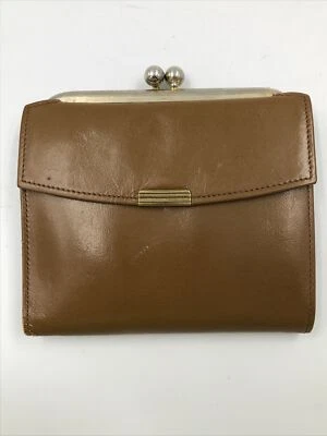 Винтажный бумажник для монет из коричневой воловьей кожи Kingston Charga - пластина из тонкой кожи  - Изображение 1 из 4