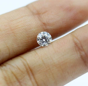 GIA Certified 100% Natural Diamond 0.23 Ct Loose Brilliant Round D/SI2 Grade - Picture 1 of 9