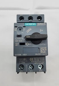 Siemens Motor Circuit  Protector, S0 9-12.5AMP, Screw, 3RV2021-1KA10 - Picture 1 of 10