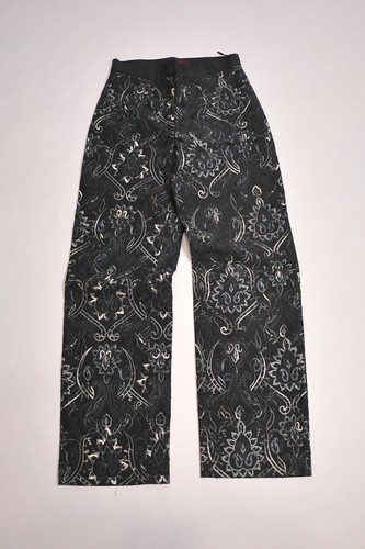 Pantaloni da donna KENZO Paris floreali ricamati made in France taglia 40