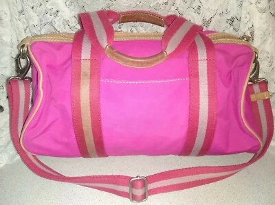 Bolso de Mano FOSSIL Key-Per Rosa de Lona Bolso de Mano Estilo Cartera de Lona Foto 1 de 4