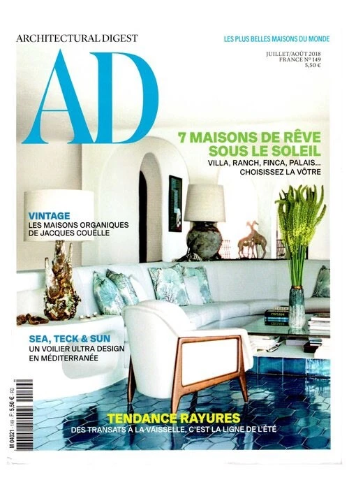 Architectural Digest July/ August 2018 *French Version* - Image 1 of 1