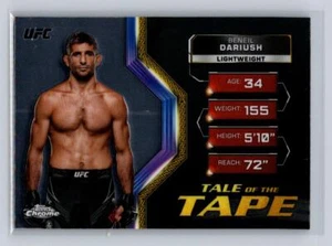 2024 Topps Chrom UFC #TFT-11 Beneil Dariush - Geschichte vom Band - leicht - Bild 1 von 2