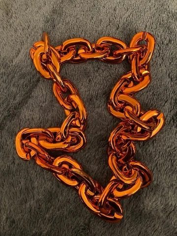 MLB Baltimore Orioles ORANGE Fan Chain Big Necklace Missing Magnet Cover