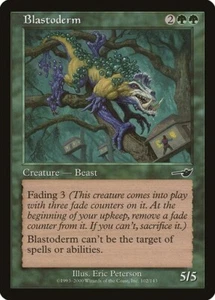 4 x Blastoderm MTG Nemesis NM Green - Picture 1 of 1