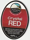 USED PUMP CLIP FRONT - SALTAIRE BREWERY - CRYSTAL RED
