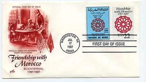 2349 Friendship with Morocco, joint issue, ArtCraft combination FDC - Picture 1 of 1