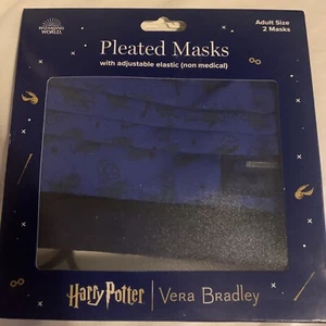 Vera Bradley Home To Hogwarts Ravenclaw Harry Potter Adult Face Mask 2 Masks - Picture 1 of 3