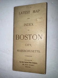 Neueste Karte und Index von Boston City Massachusetts 1906 - Bild 1 von 12
