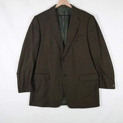 Ermenegildo Zegna Wool Sport Coat Jacket 44L 15 MILMIL 15 Gray Green Puppytooth - Image 1 of 4