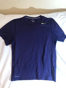 Nike Mens Largr Dri Fit Purple Athletic Shirt - Picture 1 of 4