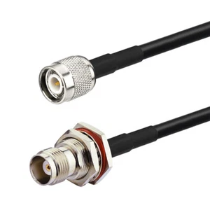 TNC Male to TNC Female Antenna RF Adapter Cable RG58 3m for Wireless Microphone - Picture 1 of 3