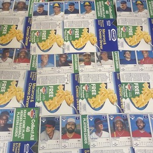 Vintage 1987 Kraft Home Plate Heroes Panels Lot (12) Baines, Davis, Gibson,