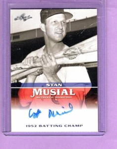 2015 LEAF 1952 Batting Champ Autograph STAN MUSIAL  NO.MA-SM12 - Picture 1 of 1